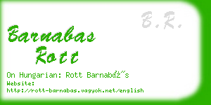 barnabas rott business card